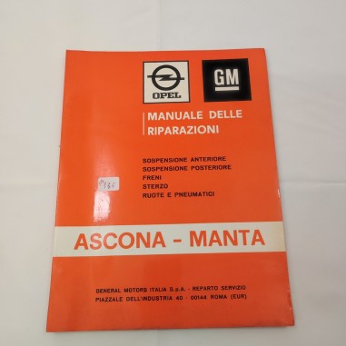 Manuale delle riparazioni Opel General Motors Ascona/Manta, 1972. Aloni