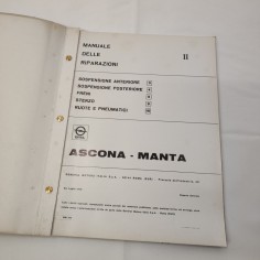 Manuale delle riparazioni Opel General Motors Ascona/Manta, 1972. Aloni 2
