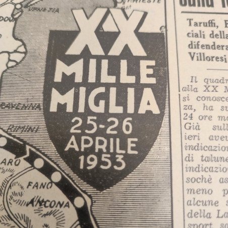 Settimanale L'automobile, ed. speciale per il salone dell'auto 1953. Buono