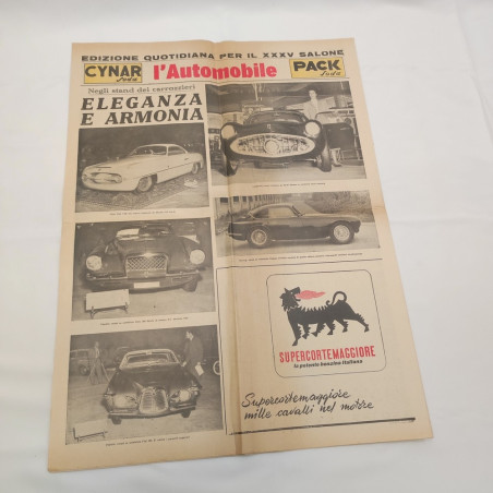 Settimanale L'automobile, ed. speciale per il salone dell'auto 1953. Buono