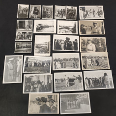 Lotto di 24 foto e cartoline inedite Mussolini a Savigliano, non foto Luce 2