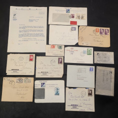 Lotto di 14 documenti Vespa e buste varie, anni '50-'60. Strappi 2