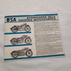 Catalogo motociclette BSA, 1935. Fori e ingiallimento 2