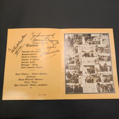 Copia del menu Scuderia Ferrari 1930 al Ristorante San Carlo, Alfa Romeo. Pieghe 2
