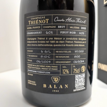 Champagne Thienot Collection Famille 2008 75 cl 12%