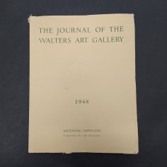 Libro The Journal of the Walters art gallery 1948 AAVV
