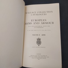 Libro Wallace Collection Catalogue – European arms and armour Volume II Arms Sir 2