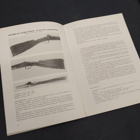 Libro Antiche armi da fuoco nelle collezioni private maceratesi Paolo Pinti 1985