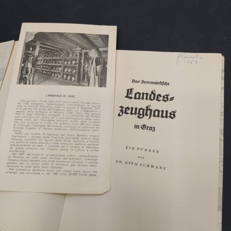 Libro Der Steinermarfische Landeszeughaus in Graz Otto Schwarz 1953