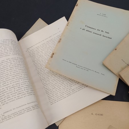 Libro Lotto di 8 opuscoli Estratto da armi antiche e altri Agostino Gaibi