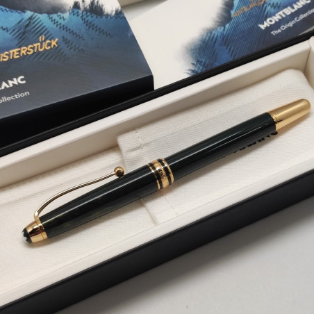Montblanc The Origin Collection penna a sfera verde nuova iniziali MM sulla clip