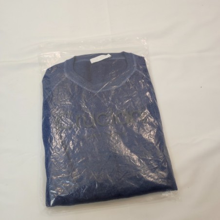 Maglione uomo Cruciani 100% lana tg 50 celeste pari nuovo