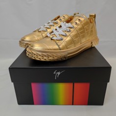 Scarpe da ginnastica uomo Giuseppe Zanotti colore oro n° 43 nuove 2