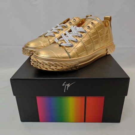 Scarpe da ginnastica uomo Giuseppe Zanotti colore oro n° 43 nuove