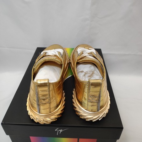 Scarpe da ginnastica uomo Giuseppe Zanotti colore oro n° 43 nuove