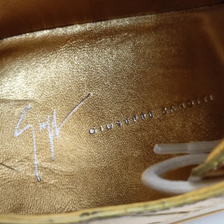 Scarpe da ginnastica uomo Giuseppe Zanotti colore oro n° 43 nuove
