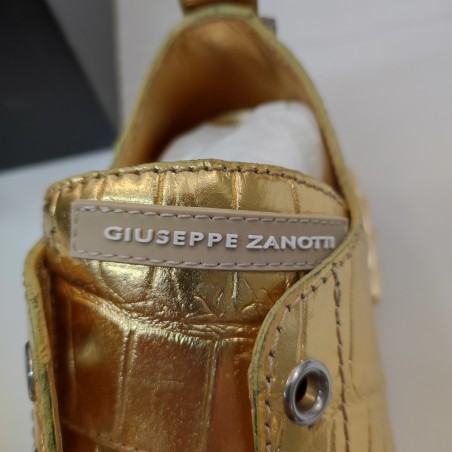 Scarpe da ginnastica uomo Giuseppe Zanotti colore oro n° 43 nuove