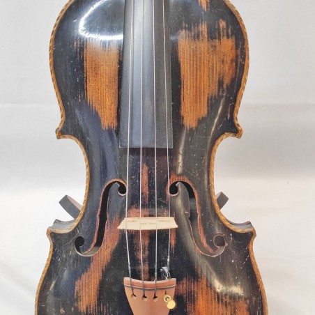 Violino antico 4/4 tedesco testa di leone costruzione tradizionale di Mittenwald