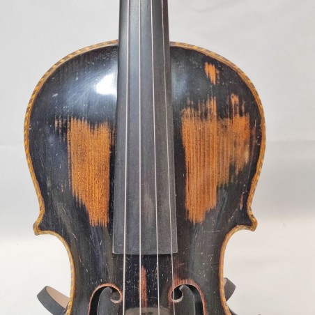 Violino antico 4/4 tedesco testa di leone costruzione tradizionale di Mittenwald