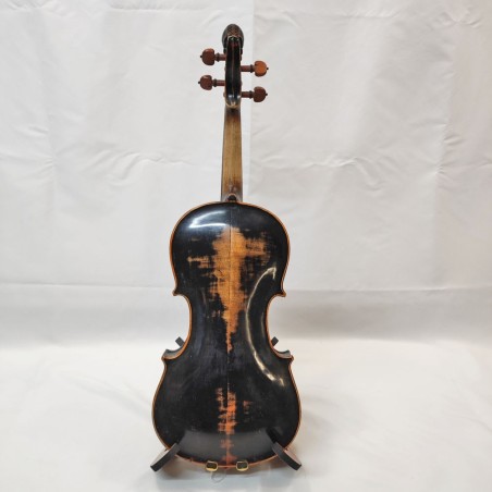 Violino antico 4/4 tedesco testa di leone costruzione tradizionale di Mittenwald