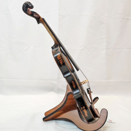 Violino antico 4/4 tedesco testa di leone costruzione tradizionale di Mittenwald