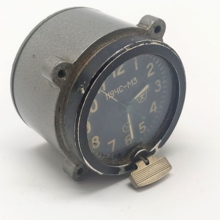 Orologio da carro armato russo sovietico anni 80 mod. 119 ChS-M3