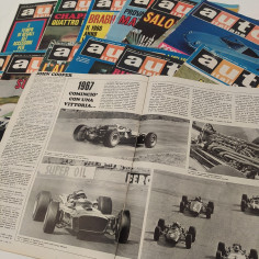 Lotto di 18 numeri della rivista Auto italiana 1967/68 2