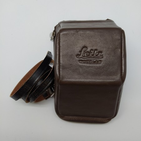 Borsa per macchina fotografica Leitz Wetzlar M5 Leica, zip, marrone. Come nuova
