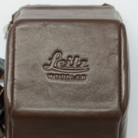 Borsa per macchina fotografica Leitz Wetzlar M5 Leica, zip, marrone. Come nuova
