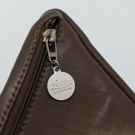 Borsa per macchina fotografica Leitz Wetzlar M5 Leica, zip, marrone. Come nuova