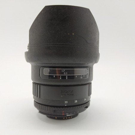 Zoom per macchina fotografica Nikon Sigma 21-35 mm 1:3.5-4.2, diam.77. Segni