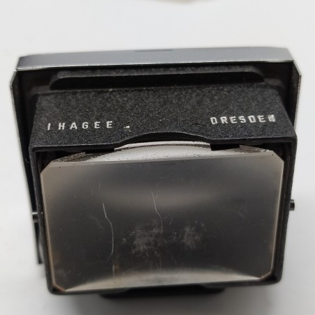 Macchina fotografica Exa I, due obiettivi, filtro, esposimetro e borsa. Buono