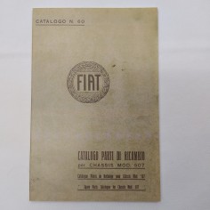 Fotocopia Catalogo parti di ricambio Fiat per chassis mod.507. Ottime condizioni