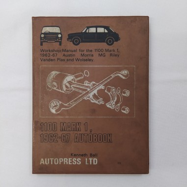 Workshop manual Austin Morris 1100Mark 1, 1962-67 in inglese. Macchie