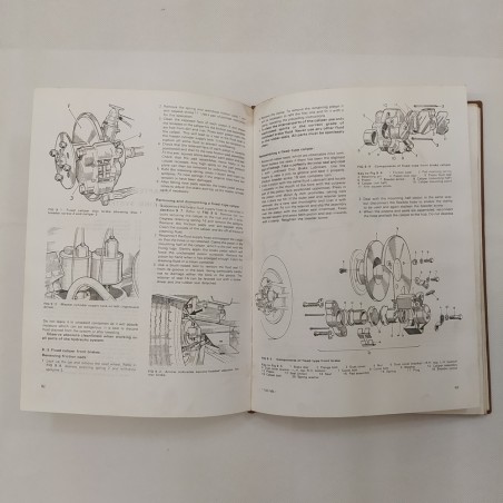 Workshop manual Austin Morris 1100Mark 1, 1962-67 in inglese. Macchie