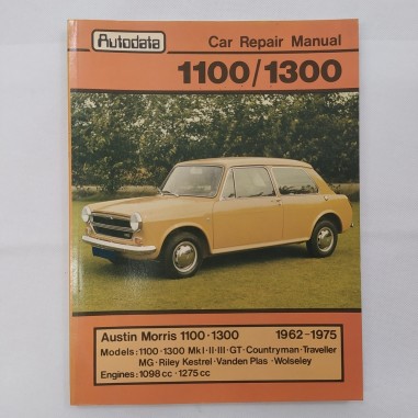 Manuale manutenzione Car repair Manual 1100/1300 Austin Morris 1962-75, inglese