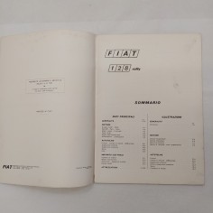 Fiat Dati principali per le riparazioni mod. 128 Rally, 1972. Macchie 2