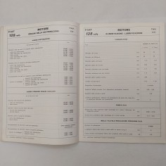 Fiat mod. 128 Rally Dati principali per le riparazioni, 1972. Macchie 2