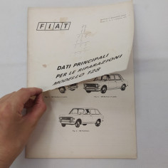 Vetture Fiat mod. 128 Dati principali per le riparazioni, 1970. Strappi 2
