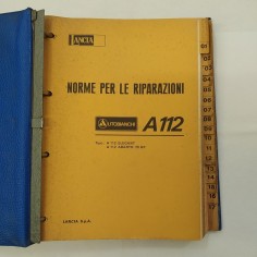 Norme per le riparazioni Lancia A112 in raccoglitore ad anelli. Macchie 2
