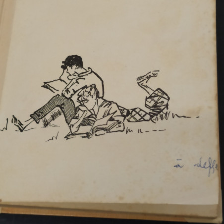 Libro Pinocchio di Collodi, Ed. La sorgente 1954, copertina rigida. Ingiallito