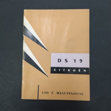 Libretto Uso e manutenzione della vettura Citroen DS 19. Macchie