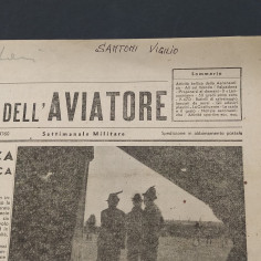 Settimanale militare Giornale dell'Aviatore del 26/04/1945 sbiadito, macchioline 2