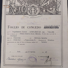 Lotto di 3 documenti dell'aviazione anni '40 e e chiudilettera celebrativi '90 2