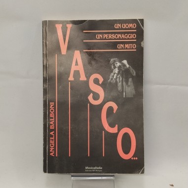 Libro Vasco Un uomo, un personaggio, un mito, Angela Balboni 1996 con dedica