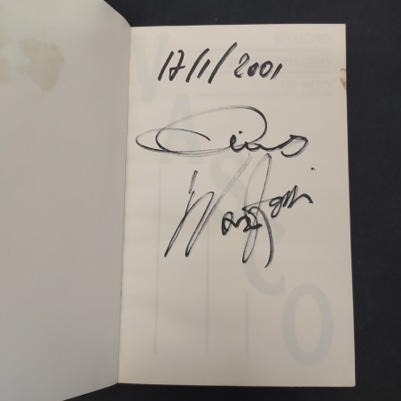Libro Vasco Un uomo, un personaggio, un mito, Angela Balboni 1996 con dedica