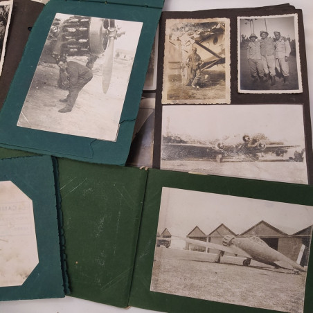 Lotto di documenti e foto sull'aviazione legionaria e personali anni 30/40