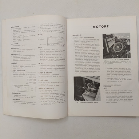 Manuale BETA Dati per le riparazioni Lancia 1973. Macchie