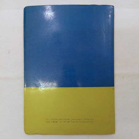 Fiat Catalogo ricambi carrozzeria 691N multilingue, 1972. Macchie