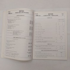 Auto Fiat mod. 128 Rally Dati principali per le riparazioni, 1972. Macchie 2